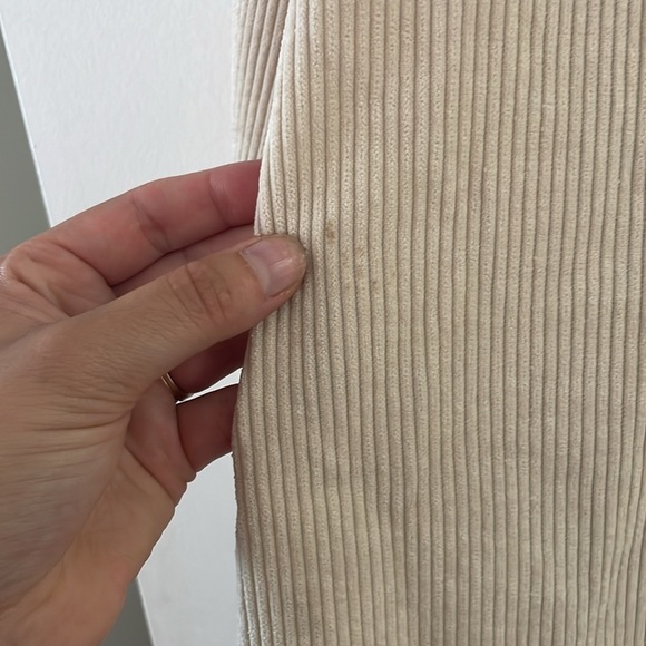 Offwhite Shacket Faux Corduroy - Picture 6 of 6